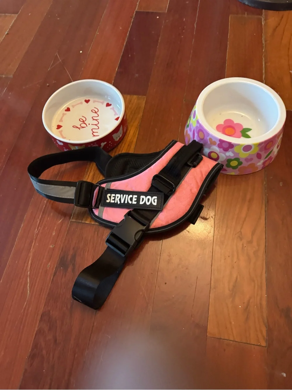 Pink Service Dog Harness - Adjustable No-Pull Vest